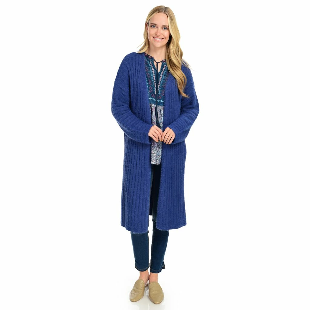 Farmers Marketby One World Printed Knit Velvet Bib Bell Sleeve Top - Image 5