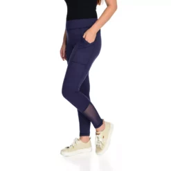 One WorldKnit AthleisureFold PocketMesh InsetLeggings