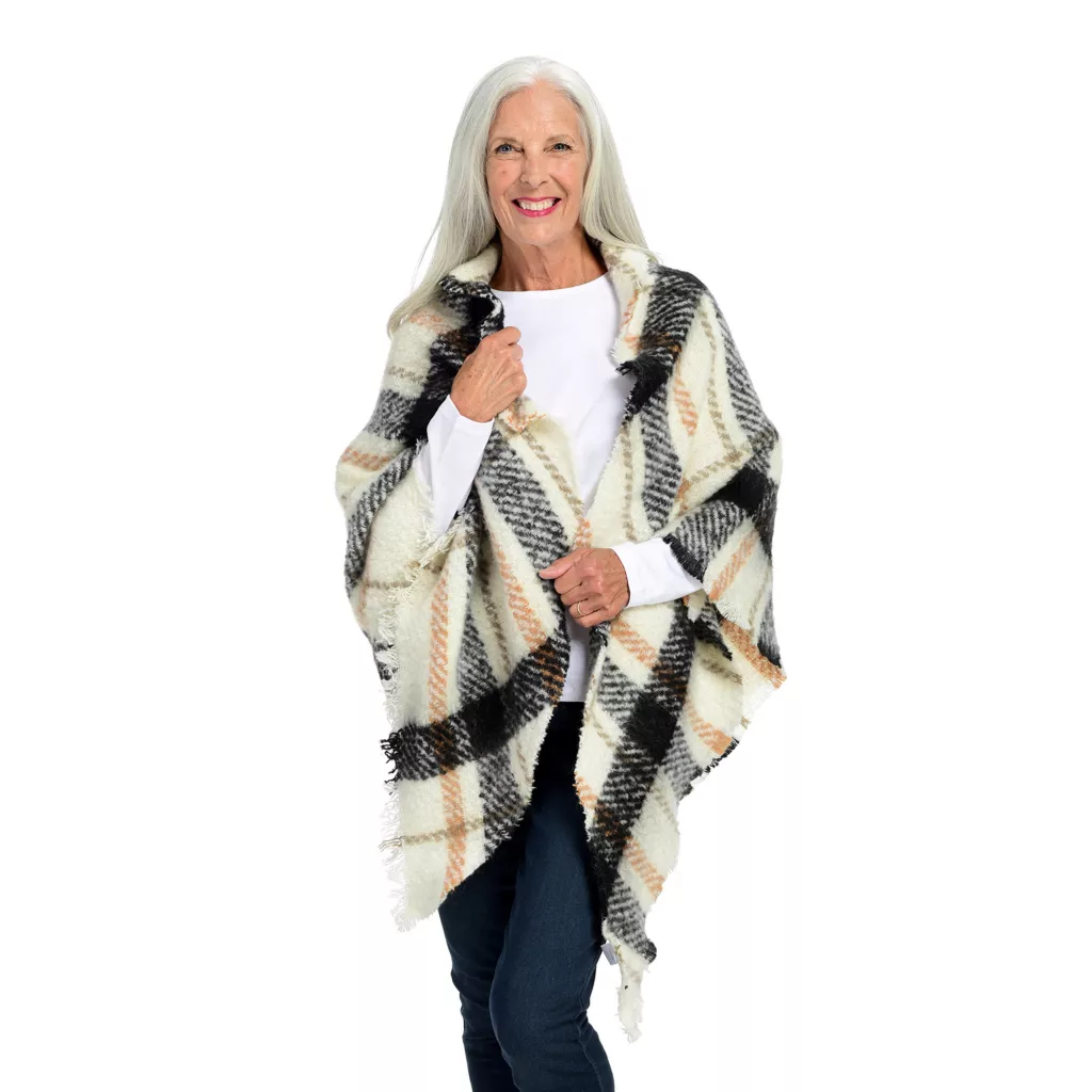 Plaid TriangleScarf - Image 2