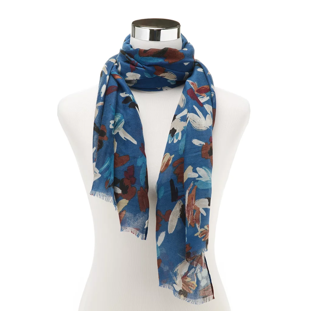 Fall Scatter Floral Scarf - Image 3