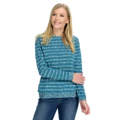 Stripe Slub Knit Top