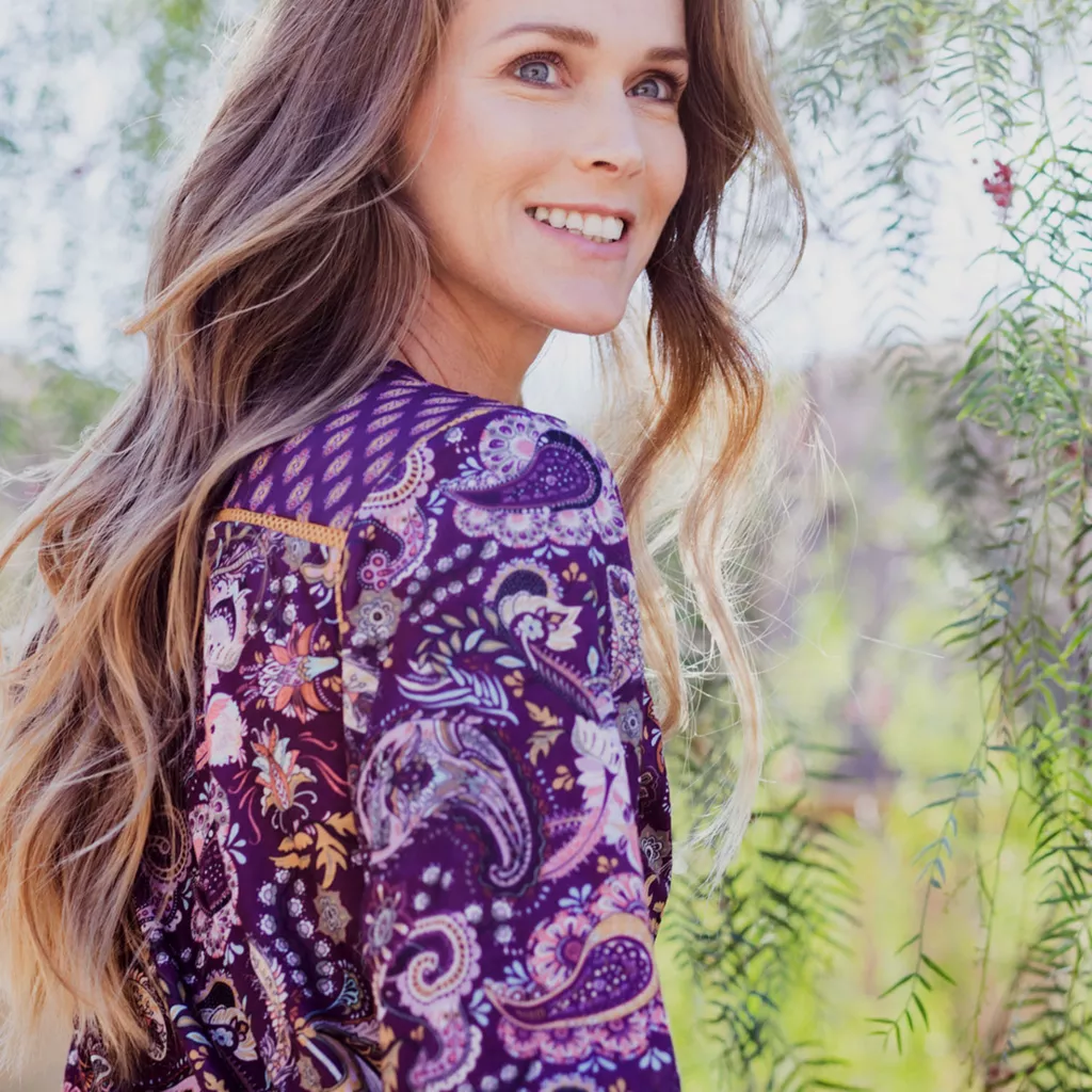 Farmers Marketby One WorldMixed Print Knit Tassel Detailed Blouse - Image 7