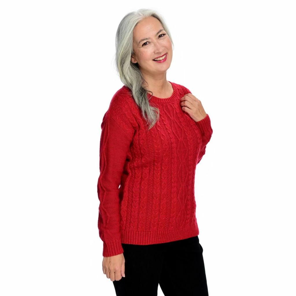 Cable PulloverSweater - Image 3