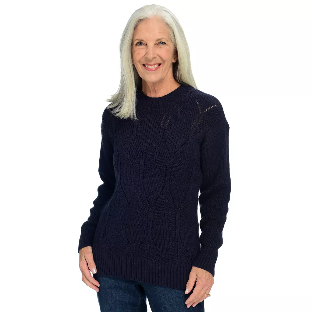 MirroredDiamond CrewNeck Sweater