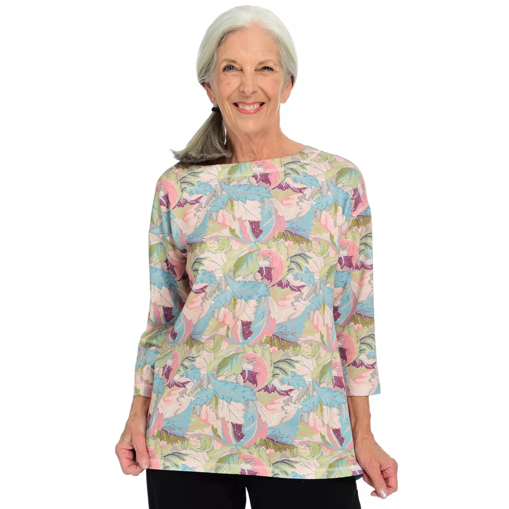 Relaxed Restyled BoatneckHatchi Top