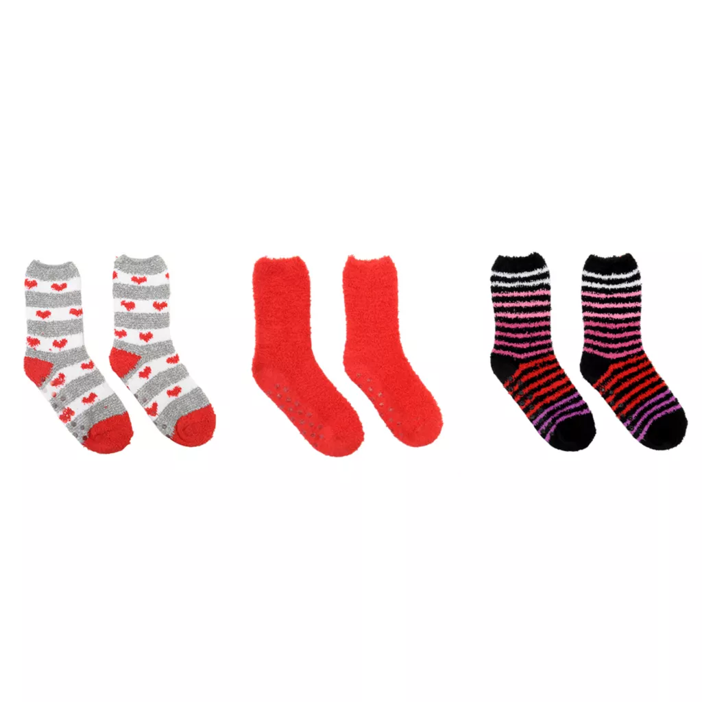 3-Pack Valentine's Day Cozy Socks - Image 2