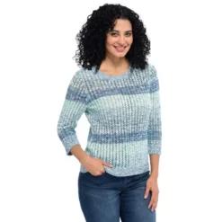 Ombre 3/4 Sleeve Sweater