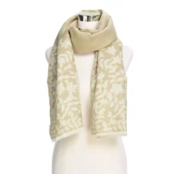 Fern Border Print Scarf