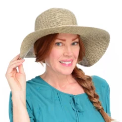 David & Young Straw Floppy Hat