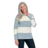 Tweed Rugby Stripe Pullover Sweater