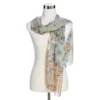 Patchwork Print Chiffon Oblong Scarf