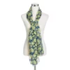 Printed Floral Gauze Oblong Scarf