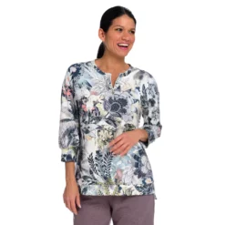 RelaxedRestyled FrenchTerry Quarter ZipTop