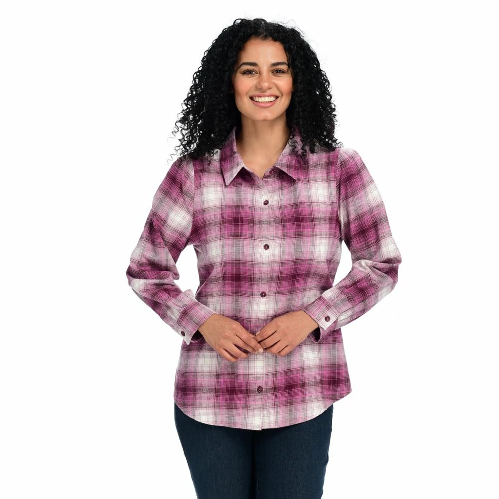 Plaid SplitBack Button UpShirt - Image 3