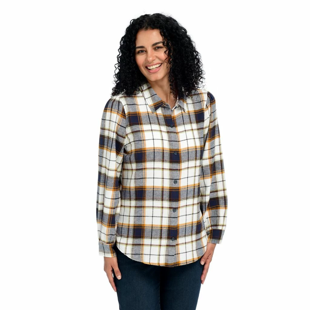 Plaid SplitBack Button UpShirt - Image 5