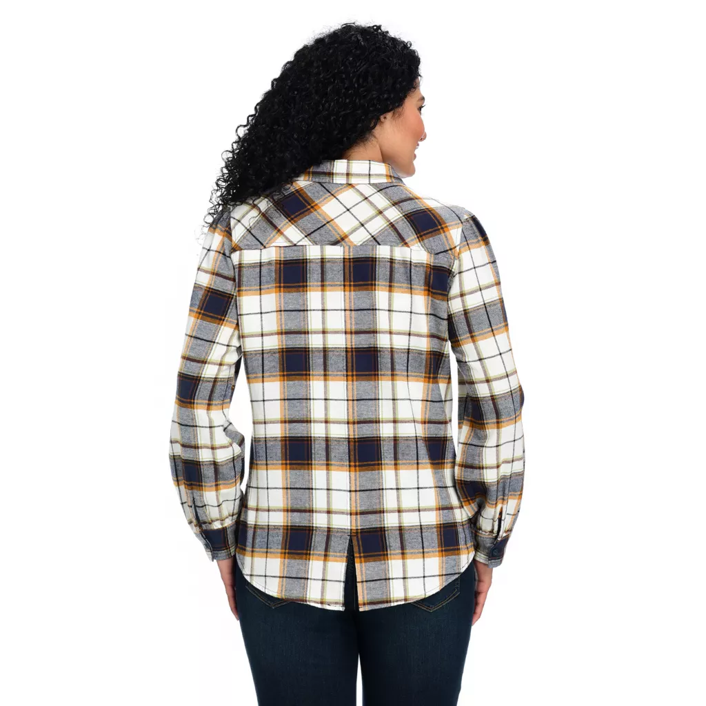 Plaid SplitBack Button UpShirt - Image 6
