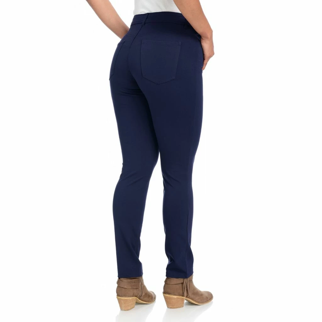 SignatureSlimming TaperedLeg Ponte Pant - Image 3
