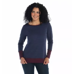 Mini StripeBoatneck ThermalTee