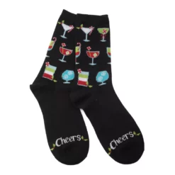 Festive Drinks Crew Socks