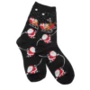 Santa In Sleigh Crew Sock