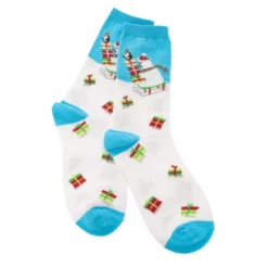 Sledding Polar Bear Crew Socks