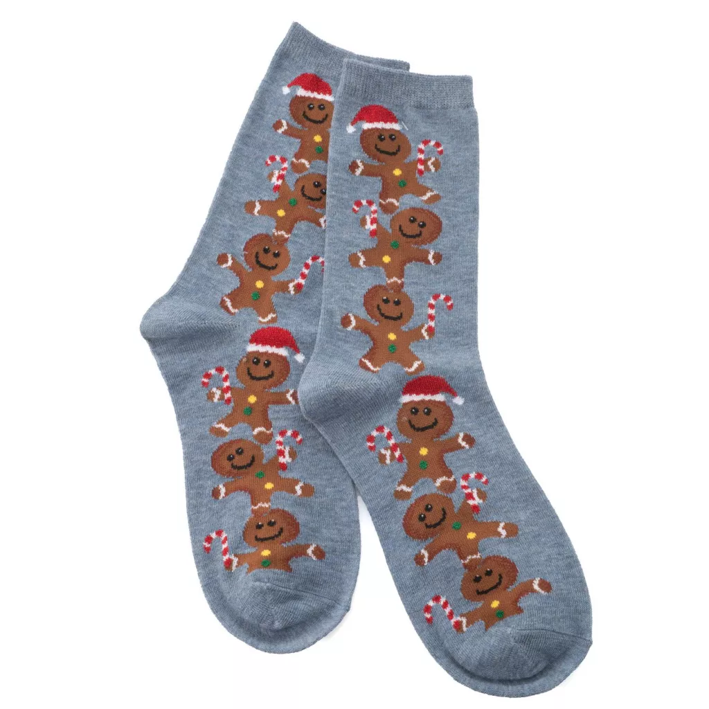 Ginerbread Men Crew Socks - Image 2
