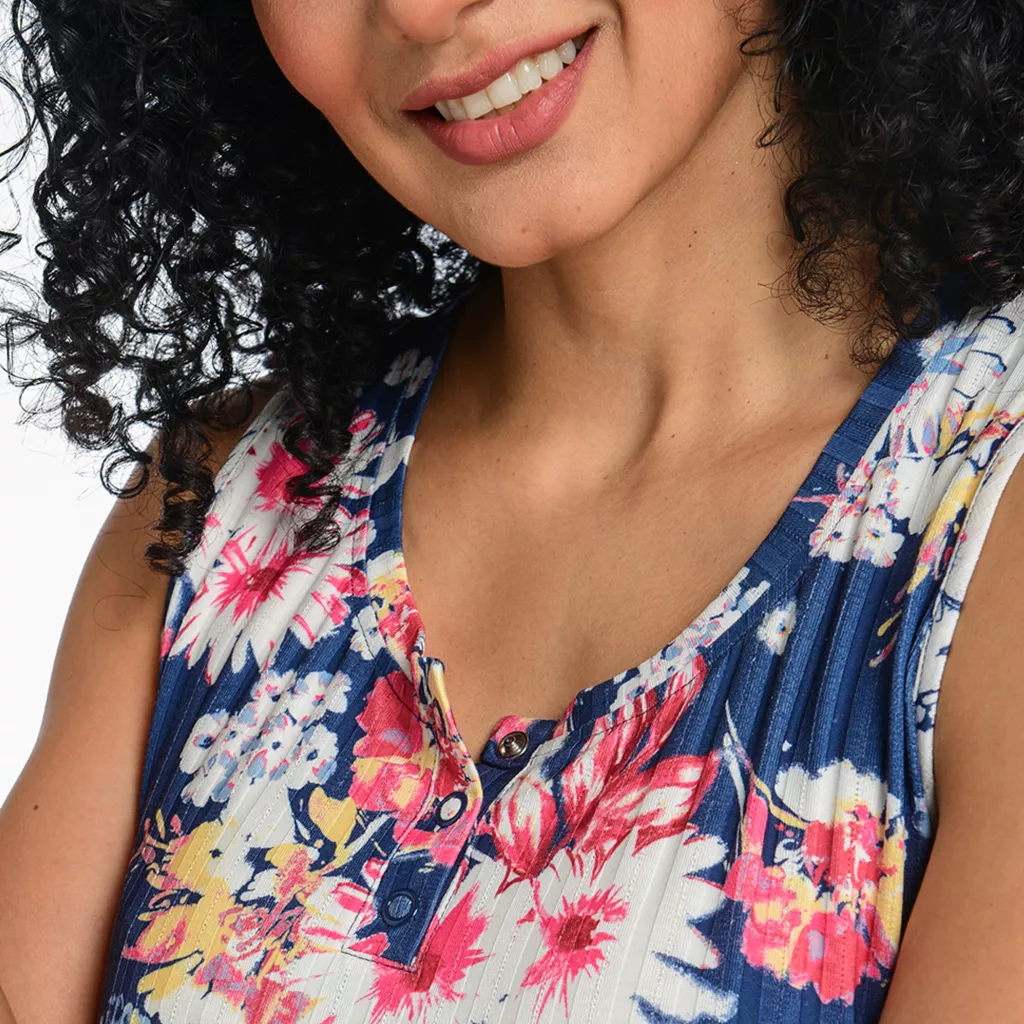 PrintedSleevelessScoopneck Tank - Image 3