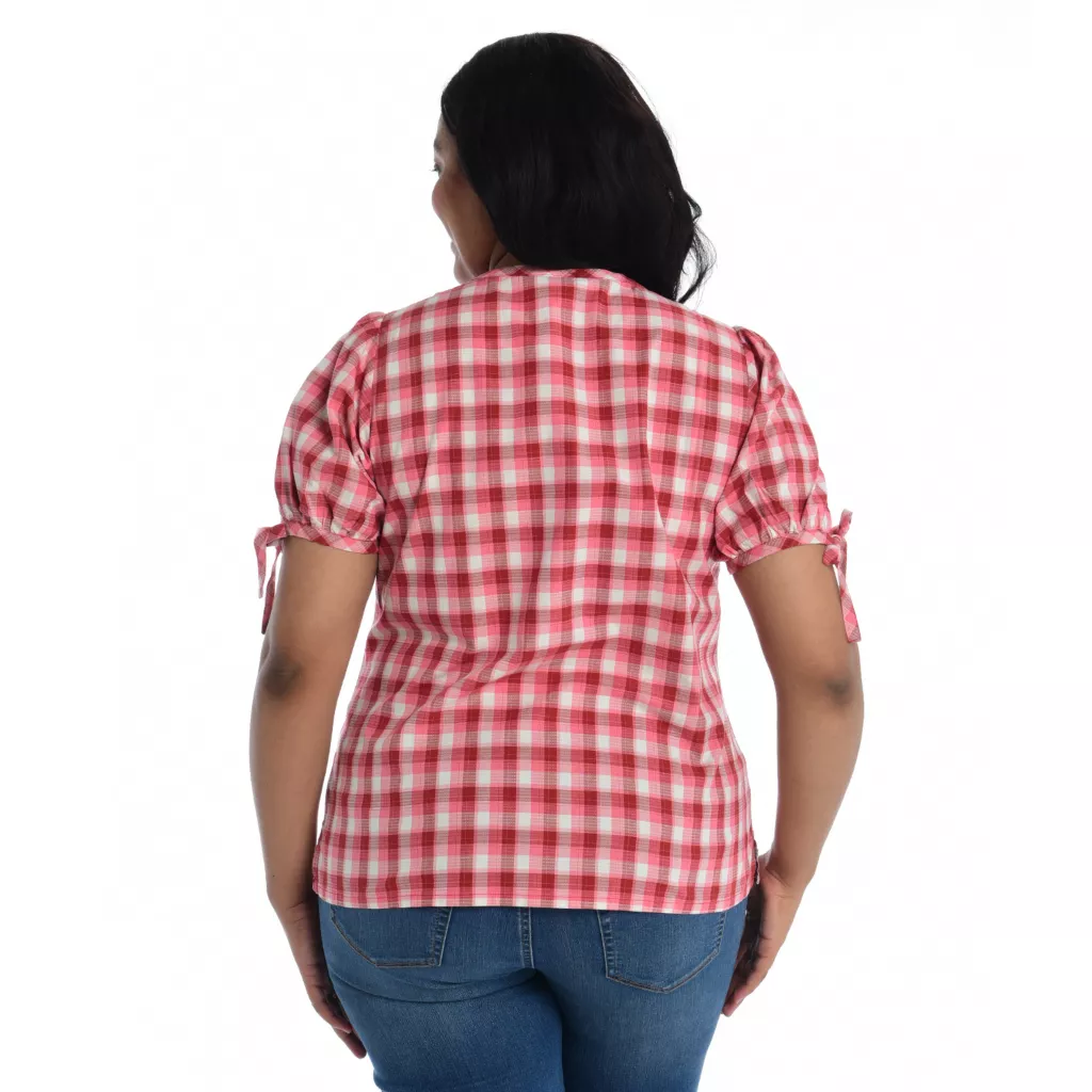 Button FrontTie SleeveShirt - Image 9