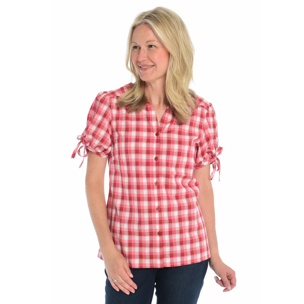 Button FrontTie SleeveShirt - Image 11