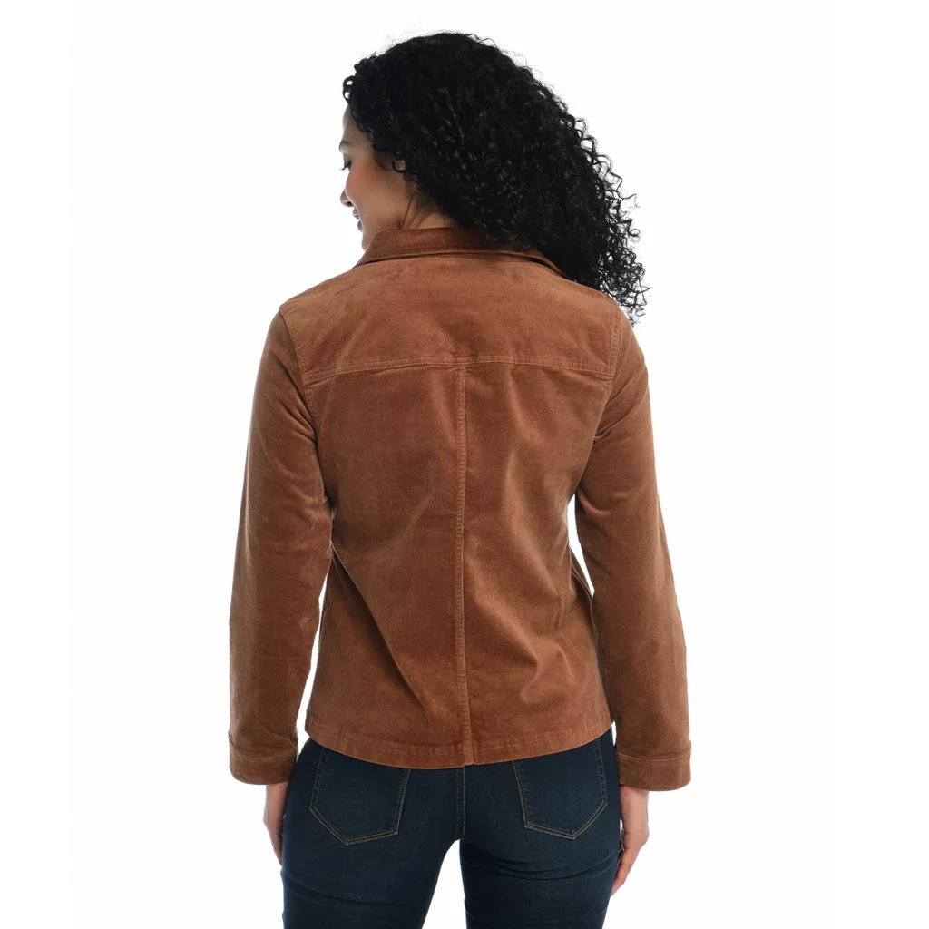 Seamed Corduroy Button FrontJacket - Image 6