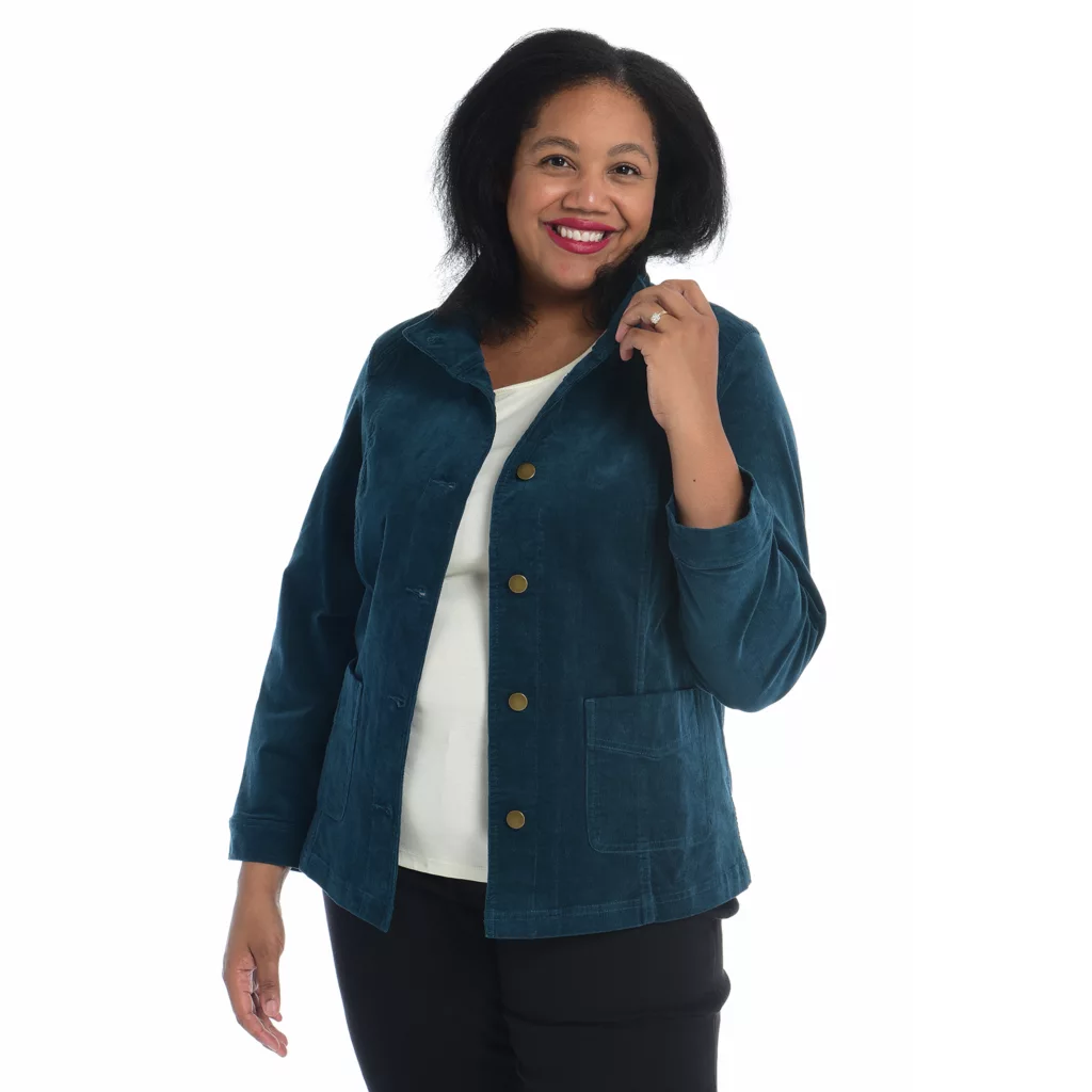 Seamed Corduroy Button FrontJacket - Image 12