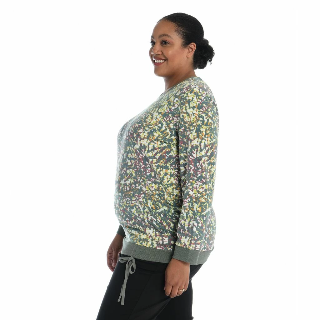 Relaxed Restyled Cinched LongSleeve Top - Image 9