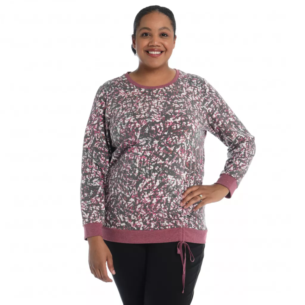 Relaxed Restyled Cinched LongSleeve Top - Image 12